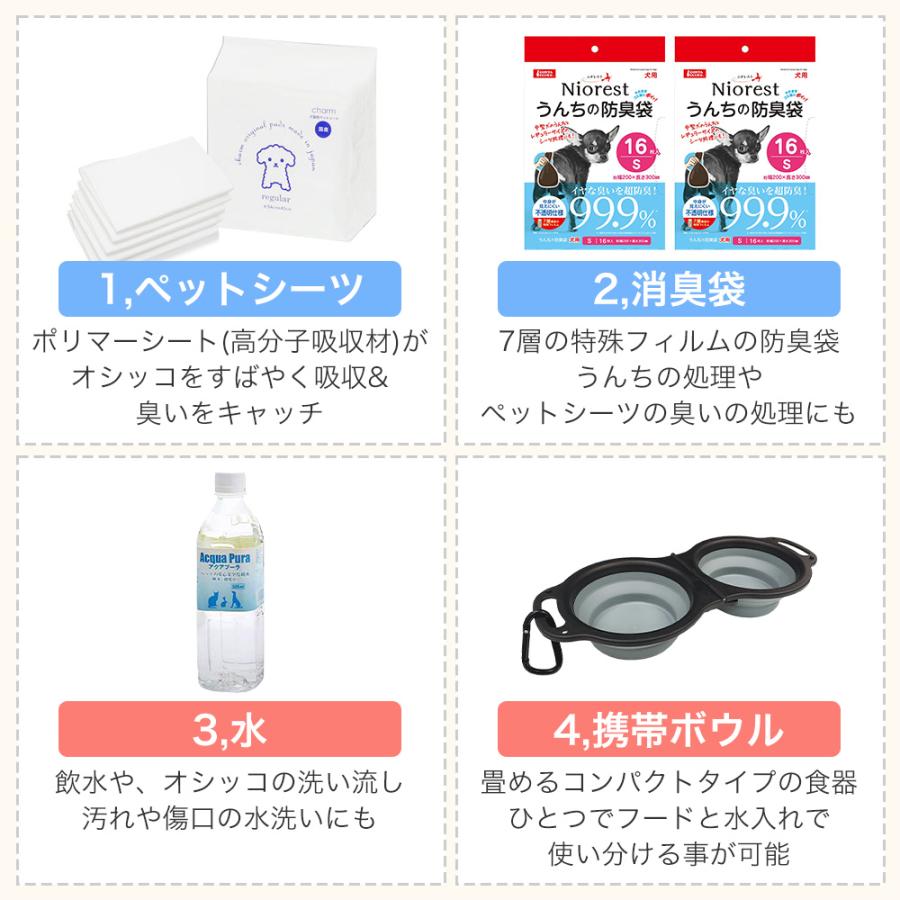 ペット用 防災 スターターセット 超小型犬・小型犬向け Vol.2 2