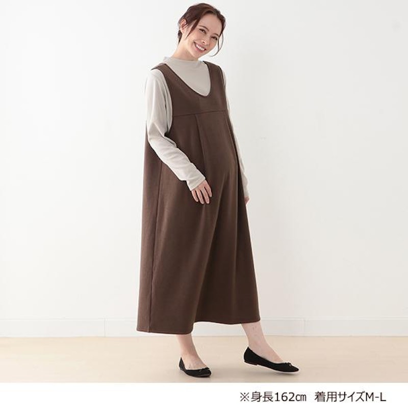 授乳口付き長袖Tシャツ&2WAYジャンパースカート 3