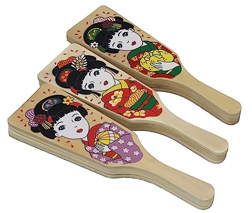 ビンテージ昭和12年頃】伝統的な羽子板 道成寺 ビンテージ 日本の伝統