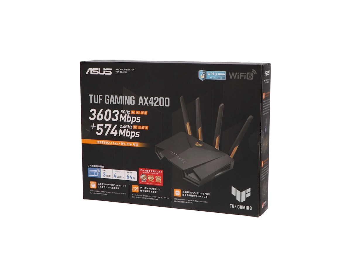 ASUSTEK COMPUTER TUF Gaming デュアルバンドWiFi 6ゲーミング ASUSTEK COMPUTER TUF Gaming デュアルバンドWiFi 6ゲーミング