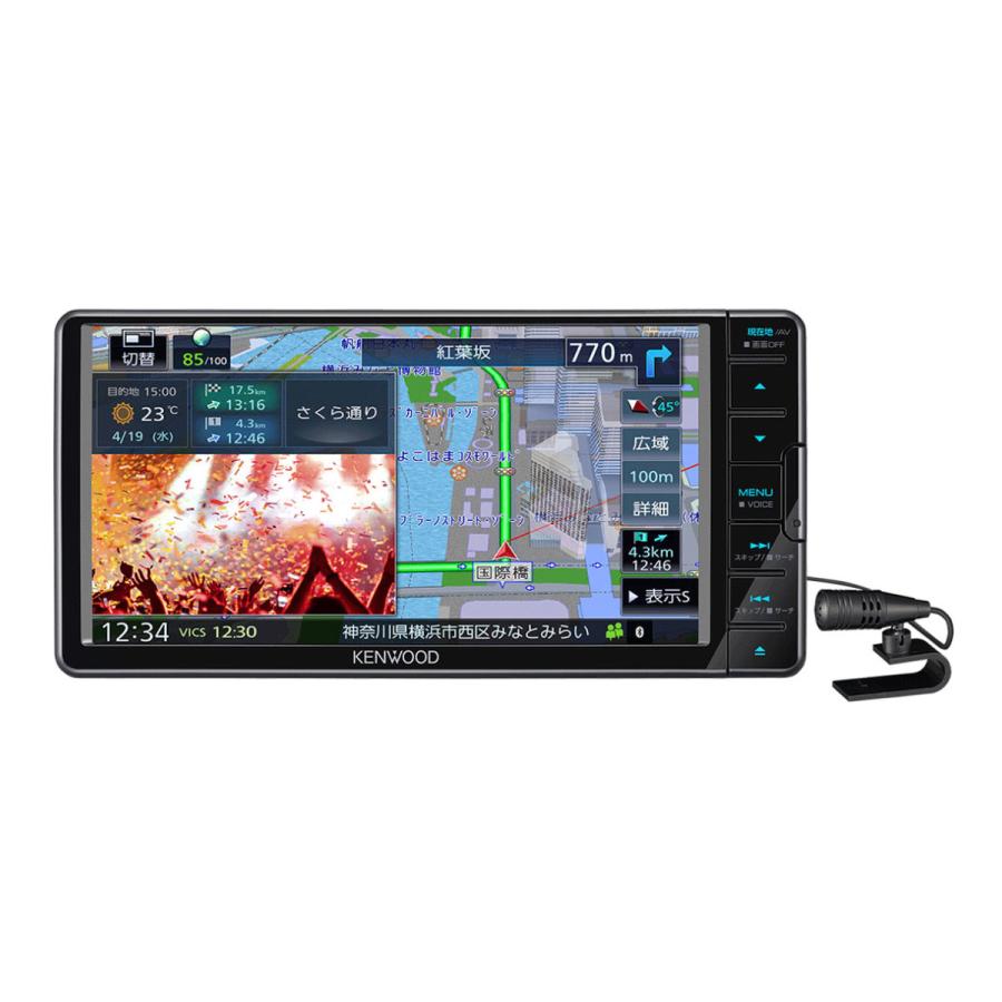 ☆KENWOOD MDV-M808HD☆SDナビ地図2020年☆モデル2022年