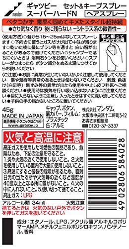 ギャツビー セットキープスプレー スーパーハードを他商品と比較！口コミや評判を実際に使ってレビューしました！ | mybest