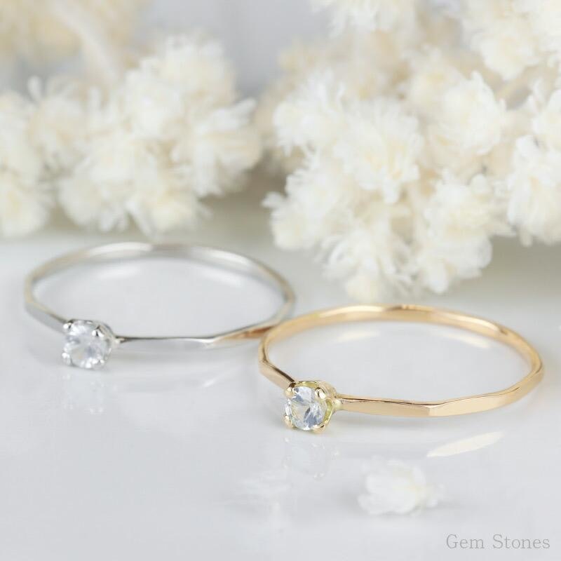 Fine Ring ホワイトサファイア リング 2