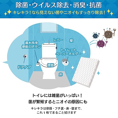 トイレクリーナー 1枚で徹底おそうじシート ハッピーローズ 2