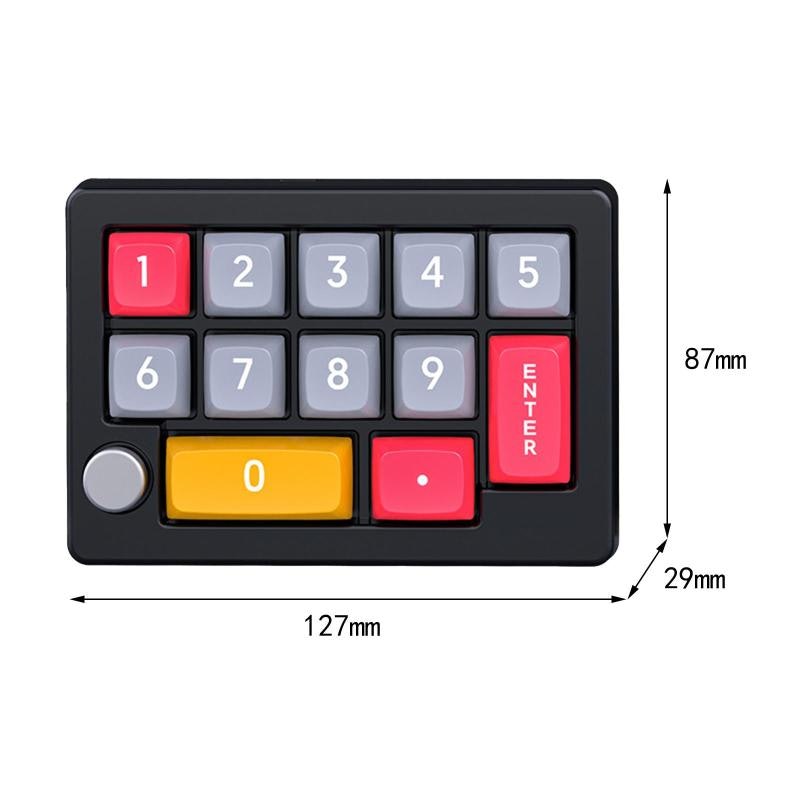 片手メカニカル ゲーミングキーボード 3