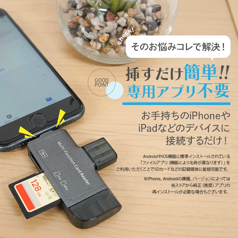 4inマルチカードリーダー 3