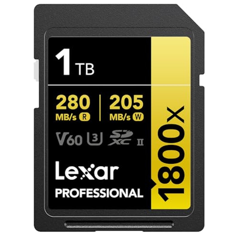 Professional 1800x Gold Series SDXCメモリーカード 1TB 1