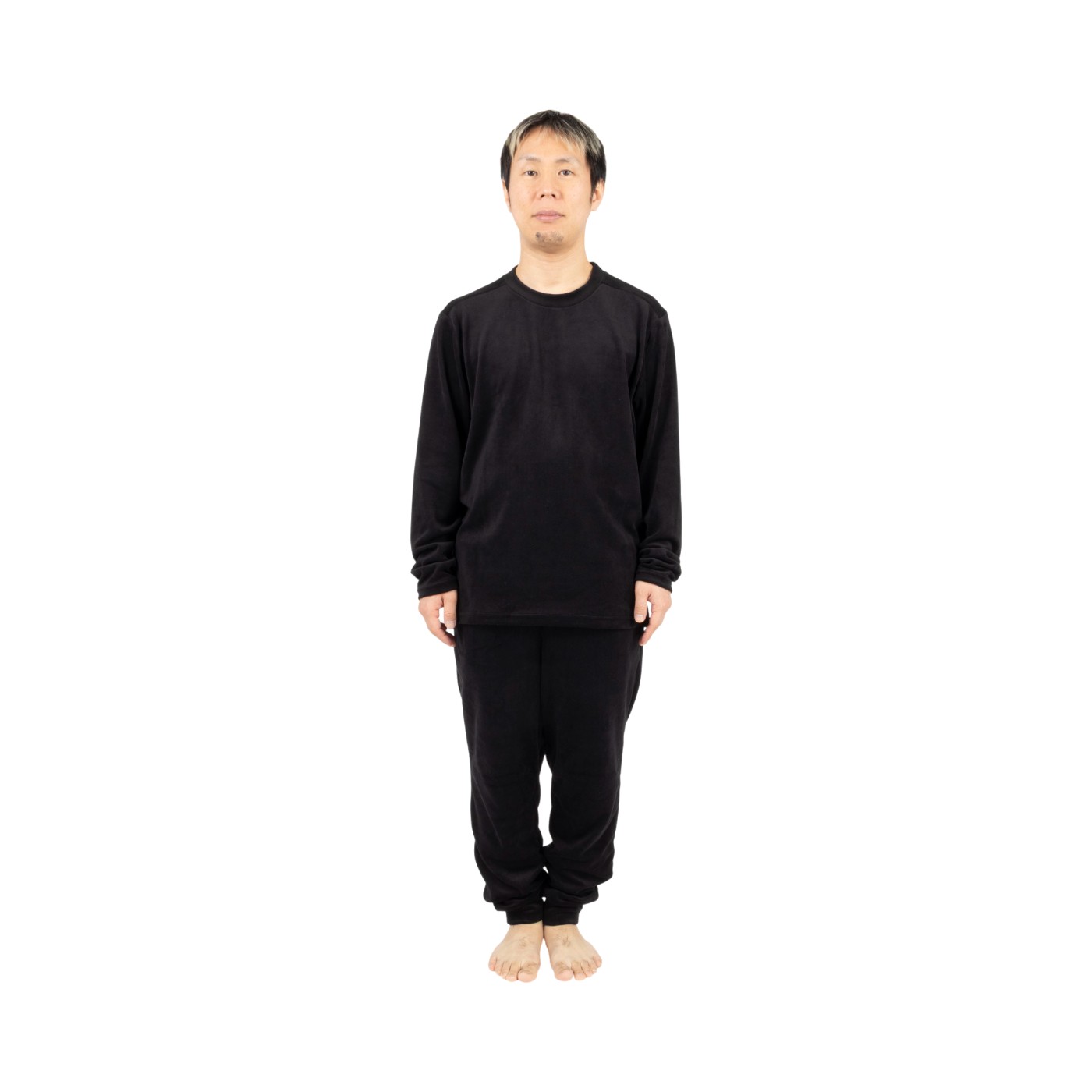 TIGORA SLEEP ユニセックス長袖Tシャツ ベロア素材 4