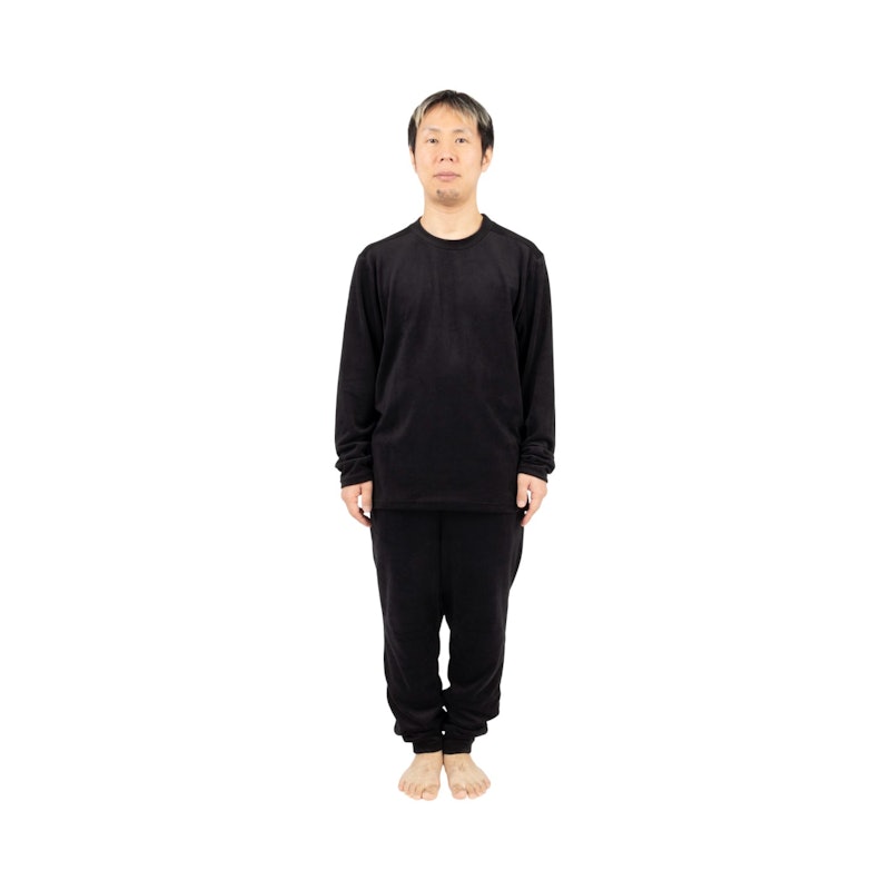TIGORA SLEEP ユニセックス長袖Tシャツ ベロア素材 4