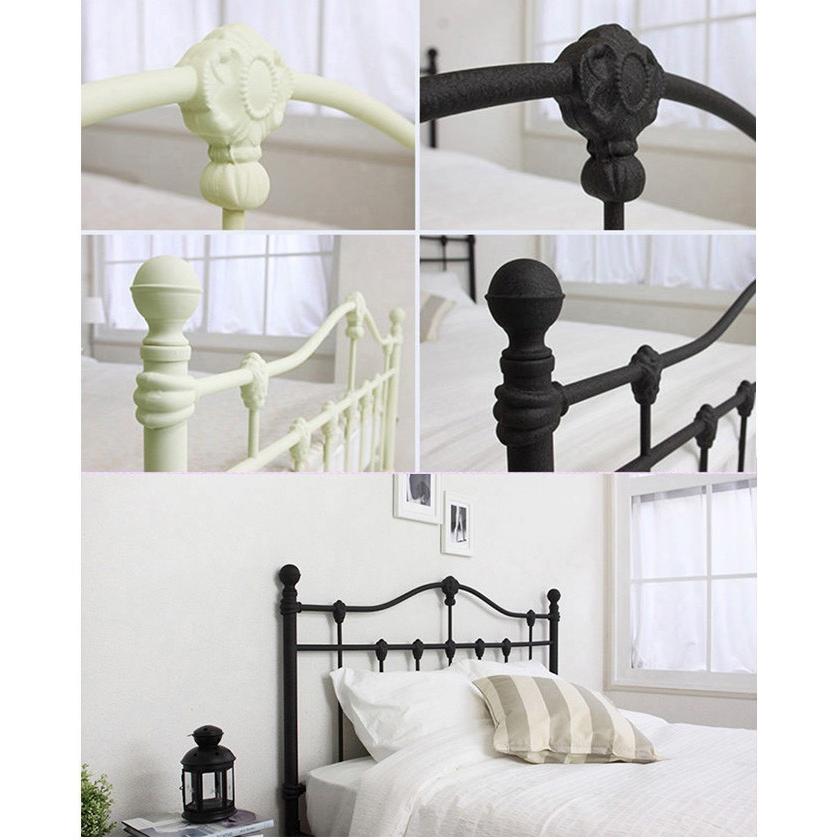 【ブラック】 姫系 シングルベッド 北欧風 スチール 三段 システムベッド ブラック】 姫系 シングルベッド 北欧風 スチール 三段 システムベッド