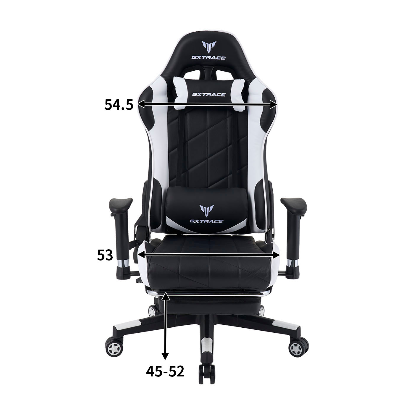 GXTRACE ゲーミングチェア GXT101-GRAY GXTRACE ゲーミングチェア オフィスチェア ゲーム用チェア