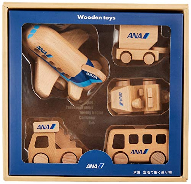 木製ひこうきセットANA 2