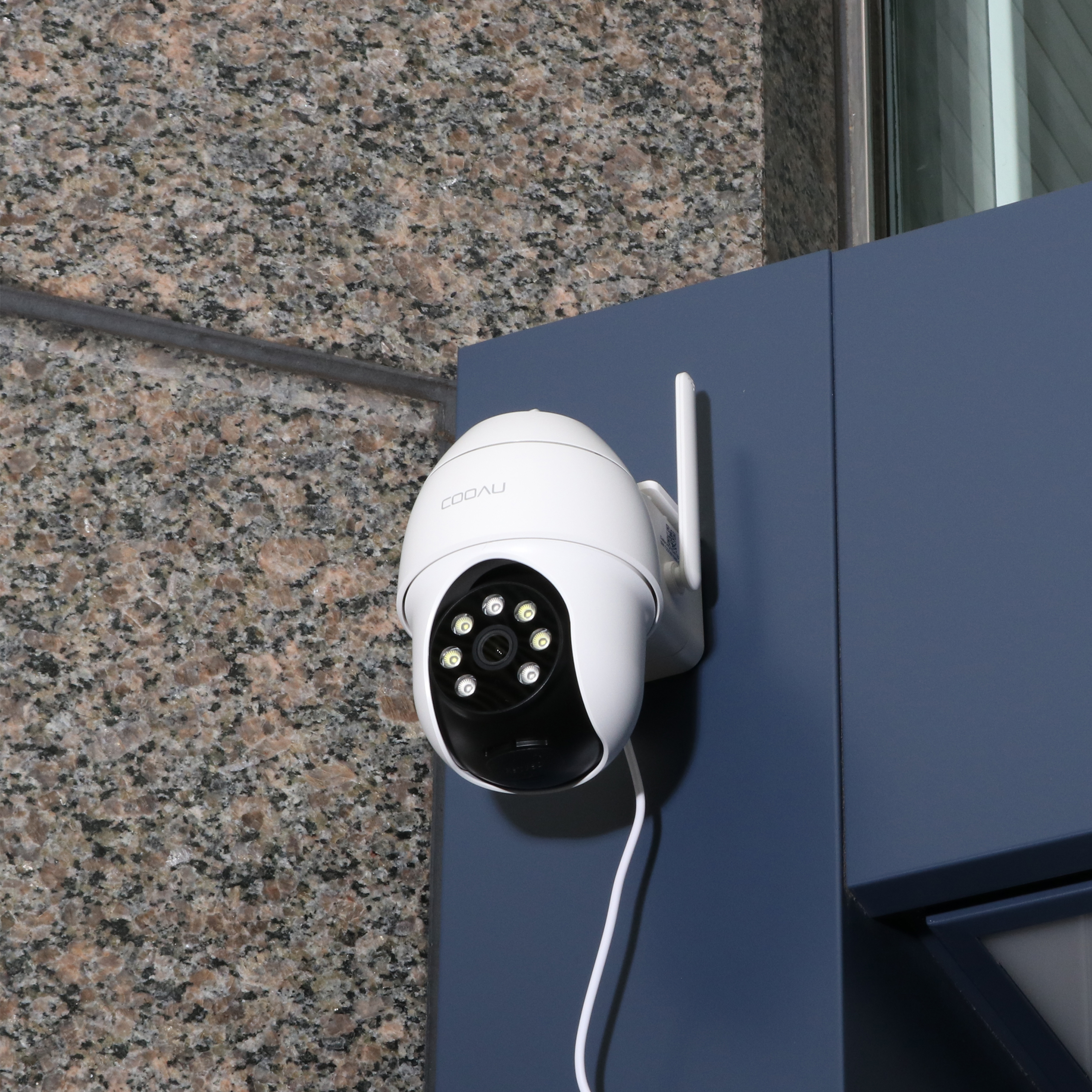 COOAU　AR-W605　防犯カメラ ホワイト COOAU 防犯カメラ AR-W605を検証レビュー！屋外用防犯カメラの
