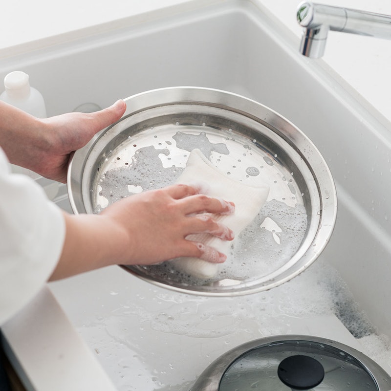 フライパン用フタ付きステンレス蒸し器 14