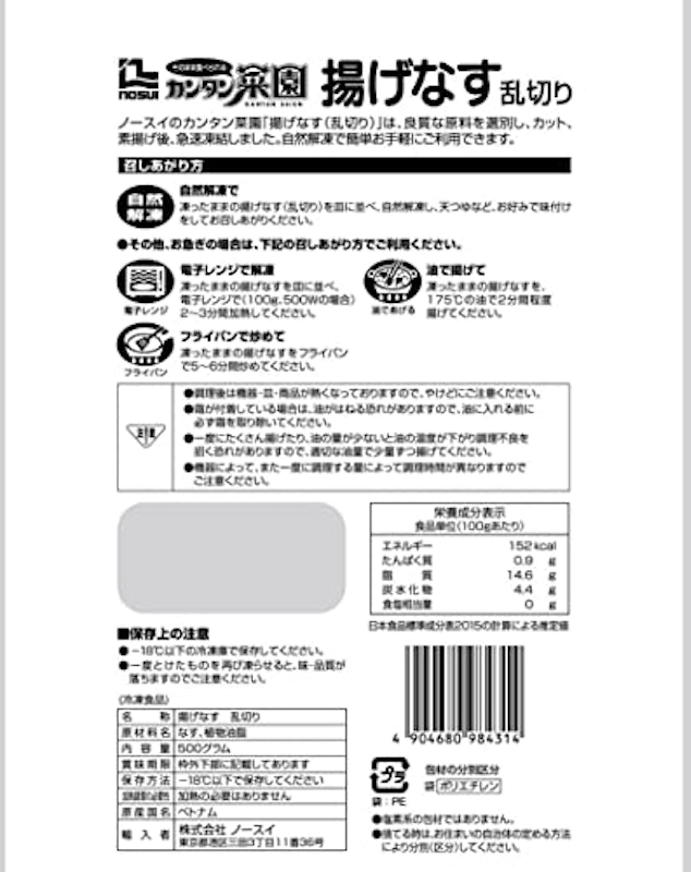 揚げなす乱切り 2