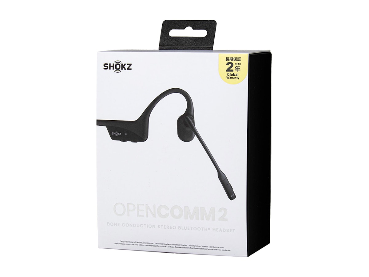 OpenComm2 Shokz(ショックス) 骨伝導ヘッドセット ブラック OpenComm2 Shokz(ショックス) 骨伝導ヘッドセット ブラック
