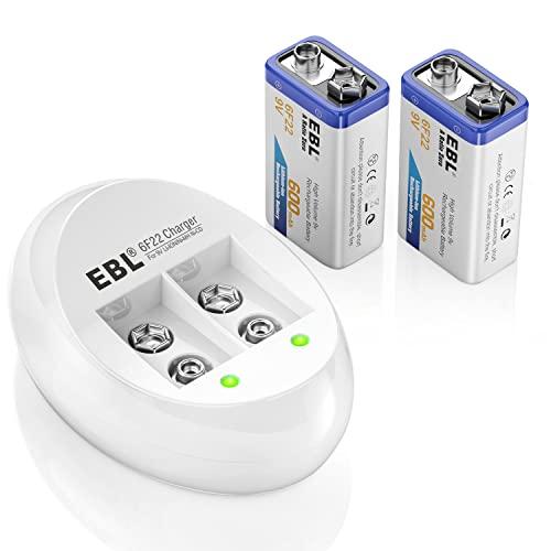 EBL 9V電池 充電式  1