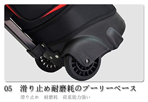 車輪付きプーリーゴルフバッグ 6