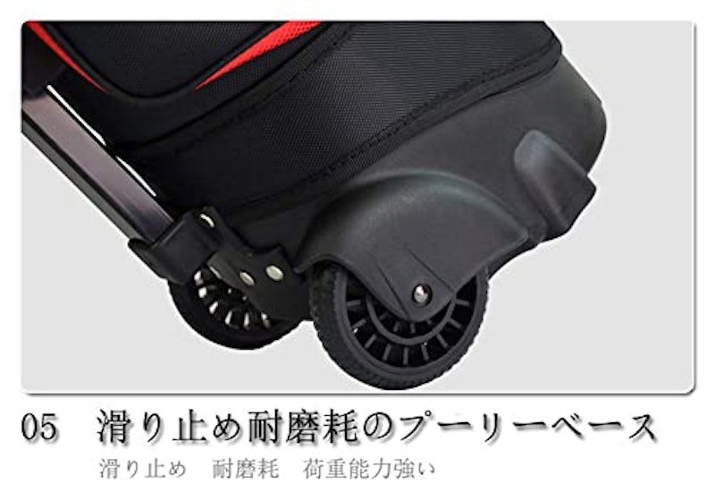 車輪付きプーリーゴルフバッグ 6