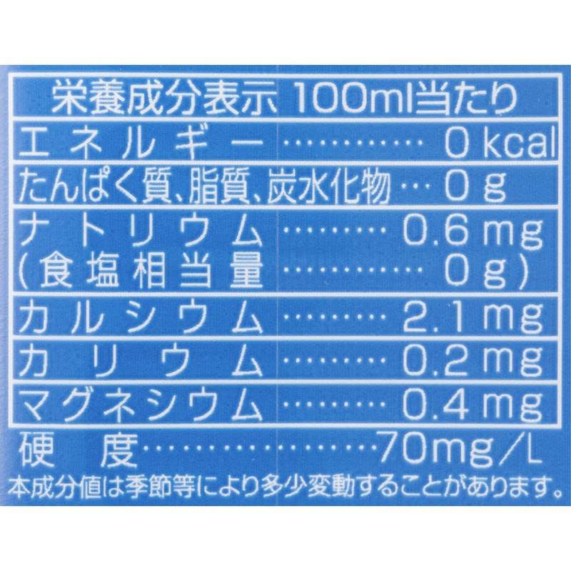 立山の天然水 保存用 2