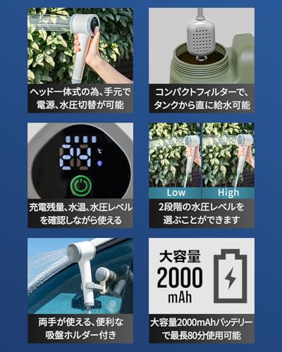 ポータブルシャワー 2