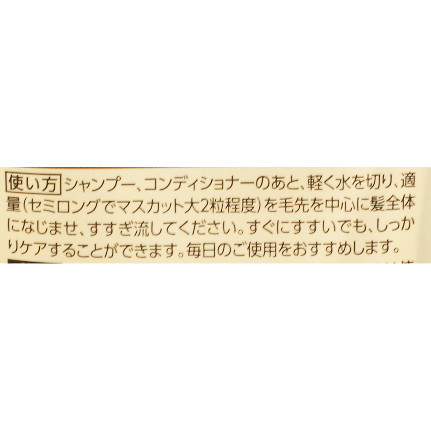 とろとろ補修トリートメント 3