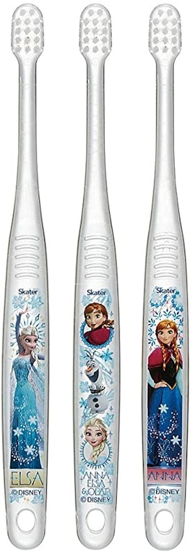 乳児用 クリアこども歯ブラシ 3本入 アナと雪の女王 1