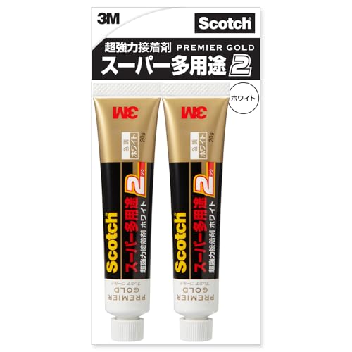 超強力 接着剤 プレミアゴールド スーパー多用途2 ホワイト 1