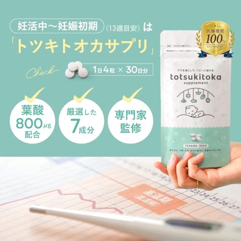 トツキトオカ葉酸サプリ 2