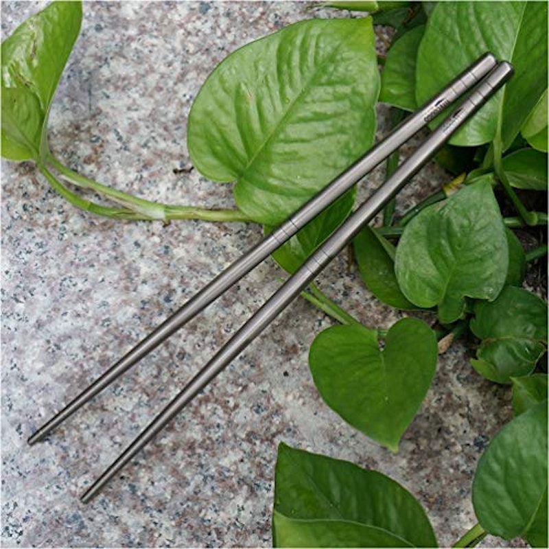 純チタン角箸 3