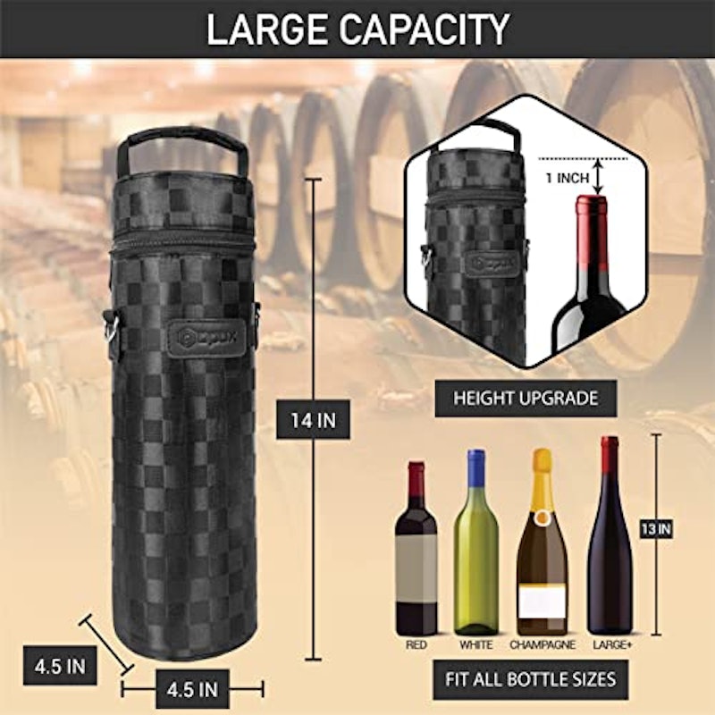 1 BOTTLE WINE CARRIER BAG 3