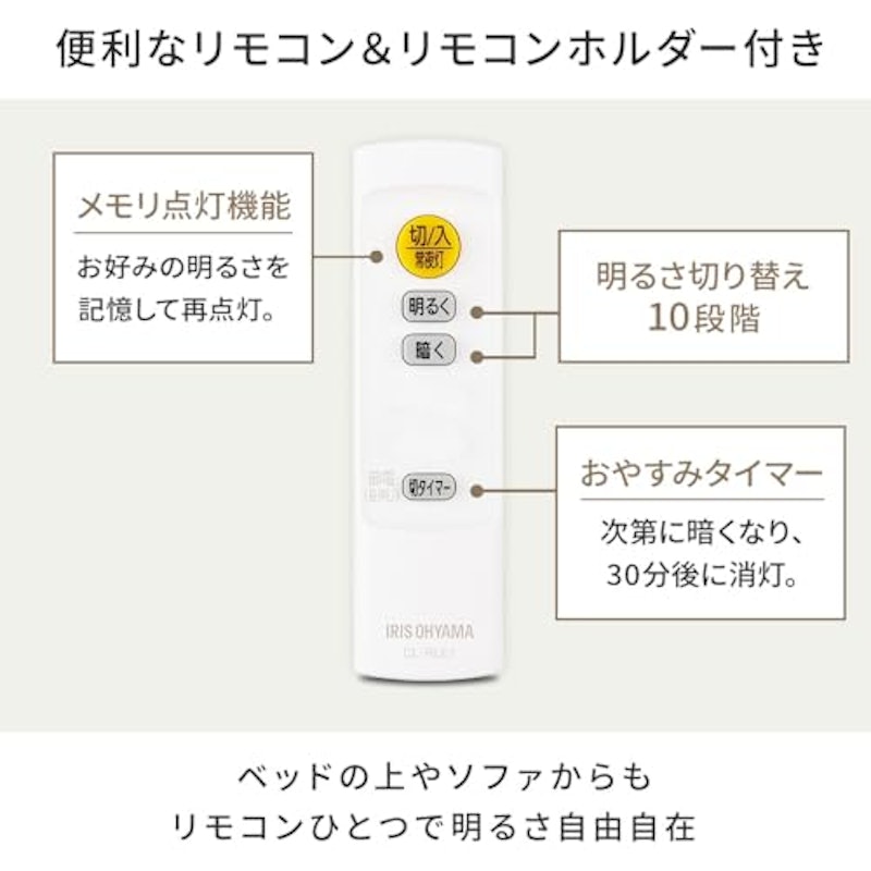 LEDシーリングライト 14畳調光 クリアフレーム 4