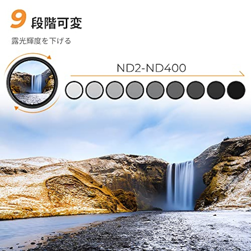 可変式NDフィルターND2~ND400 3