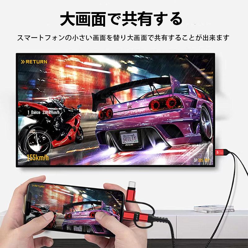 iPhone HDMI変換ケーブル 6