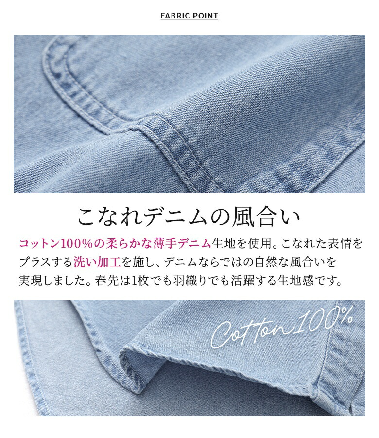 えりんさんROOMコラボ デニムシャツ 10