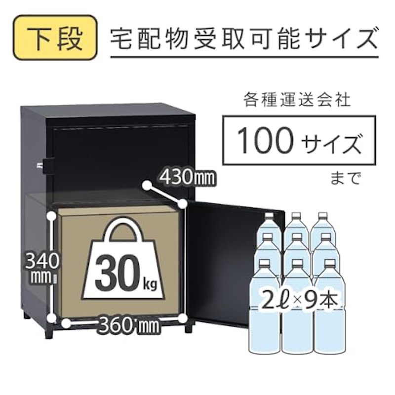 二段宅配ボックス レシーボ 3