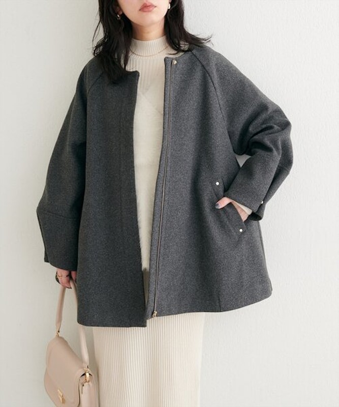 osono 2WAYノーカラーコート 11