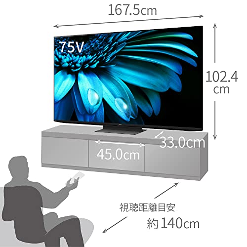 75型 4Kテレビ 75インチ - テレビ