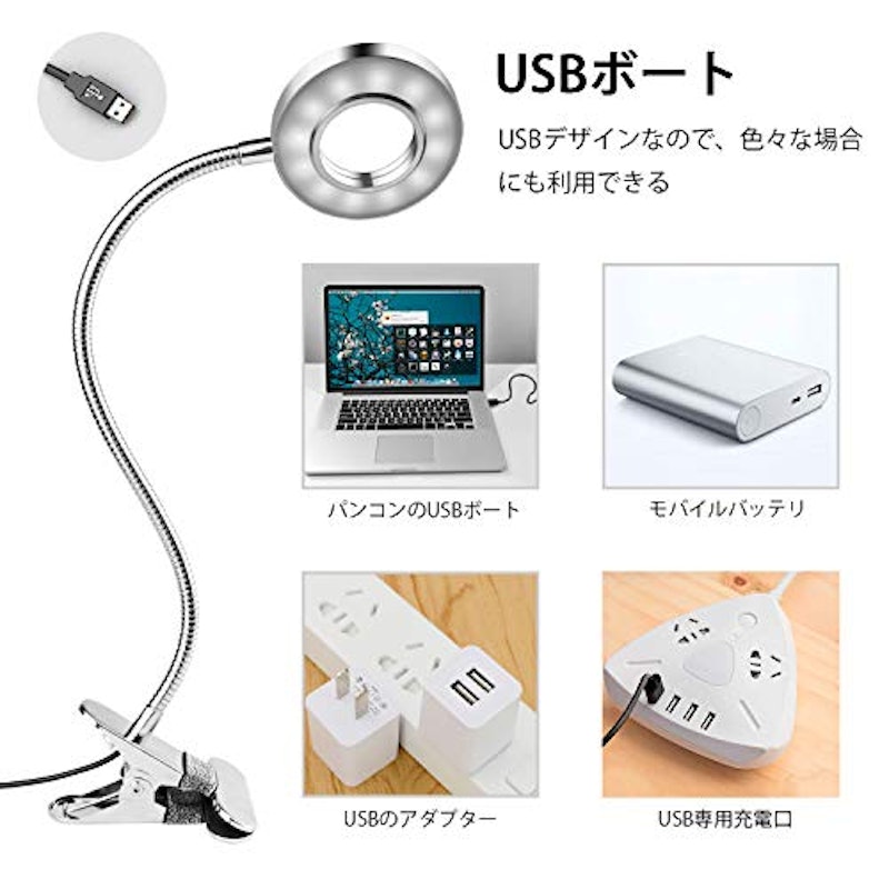 クリップライト 24LED 3