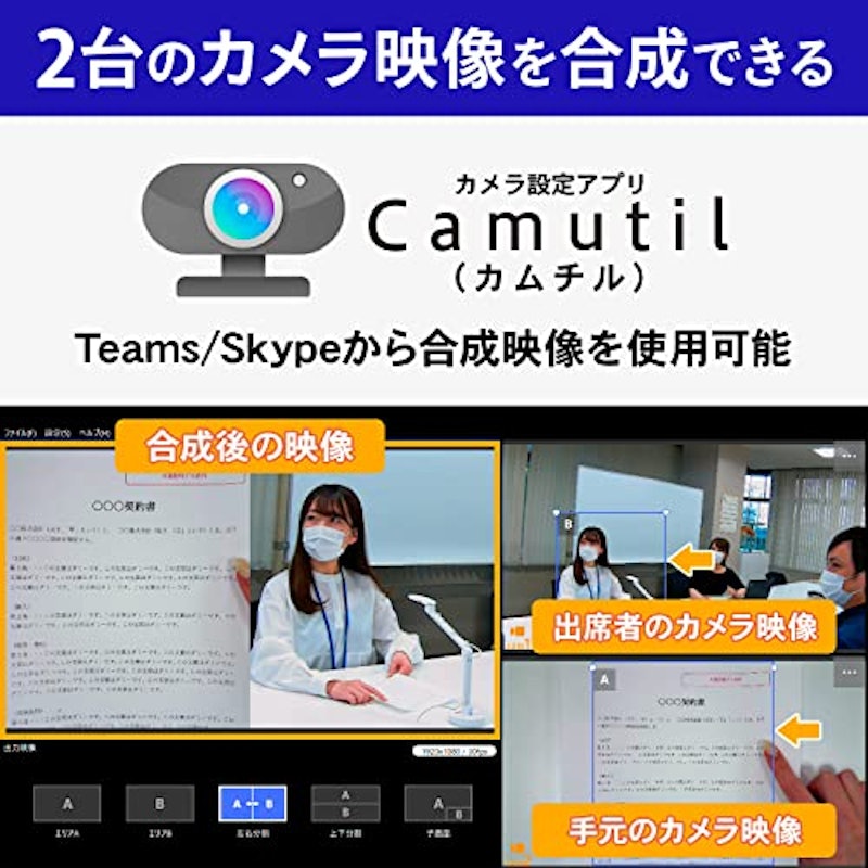 大型ディスプレイ用USBカメラ 4