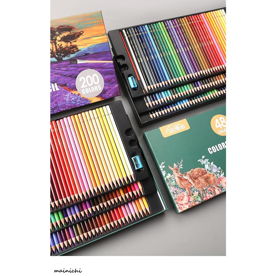 色鉛筆 水彩 100色セット 1