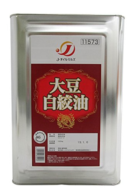 大豆白絞油 16.5kg缶 1