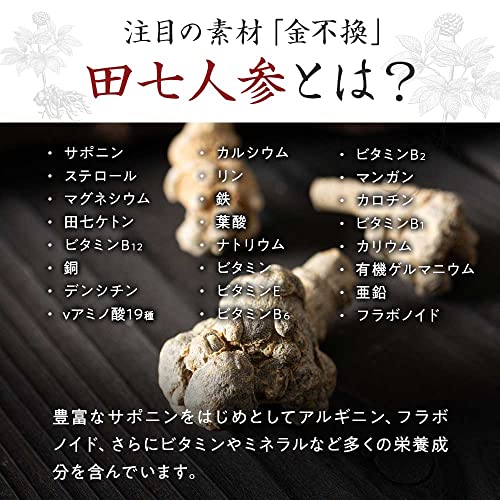 田七人参 サプリ 3