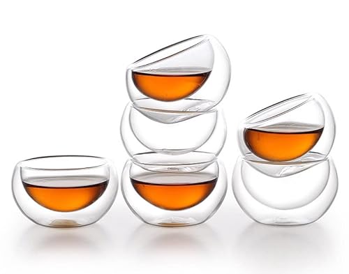 二層茶杯 6個セット 1