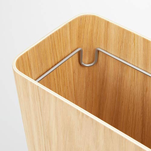 無印良品 木製ごみ箱・袋止めワイヤー付 2