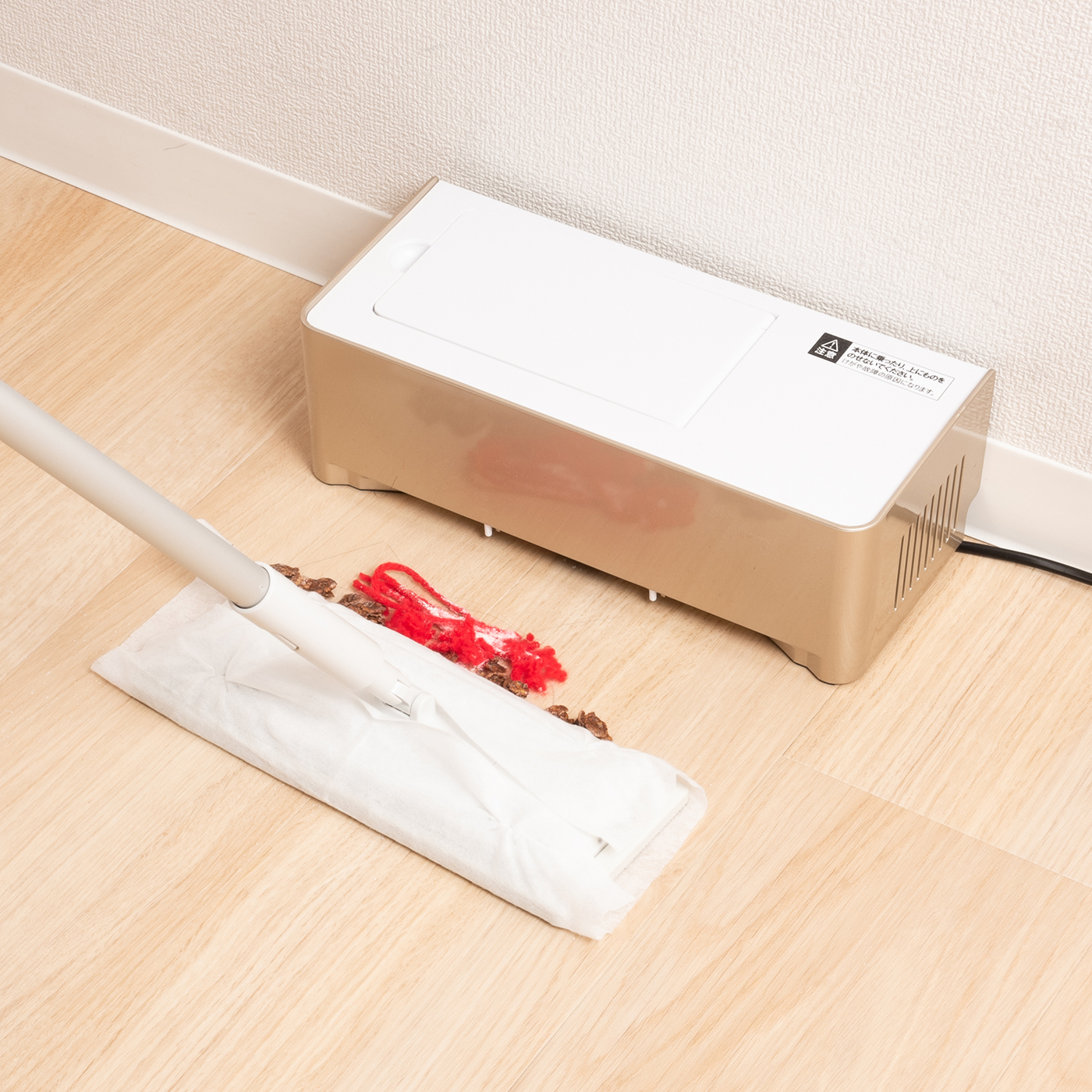 フロアワイパー専用電気ちりとり 4