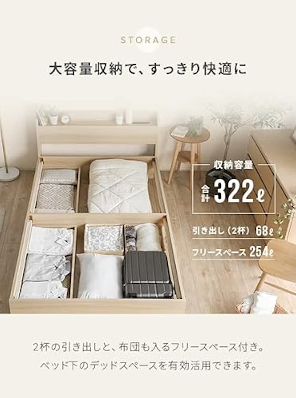 宮付きベッド 2