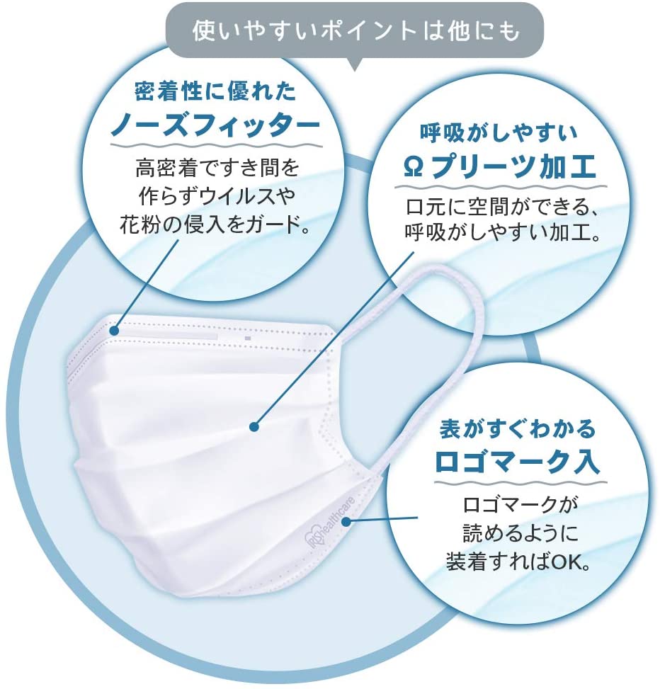 プリーツ マスク 5