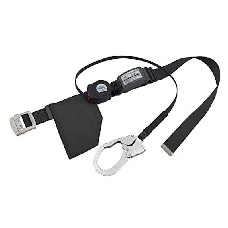 胴ベルト型安全帯 ロック装置付き2WAY巻取器 1