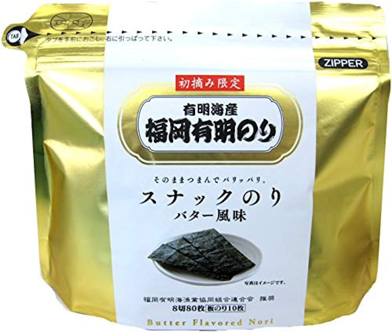 福岡有明のり スナックのり バター風味 1